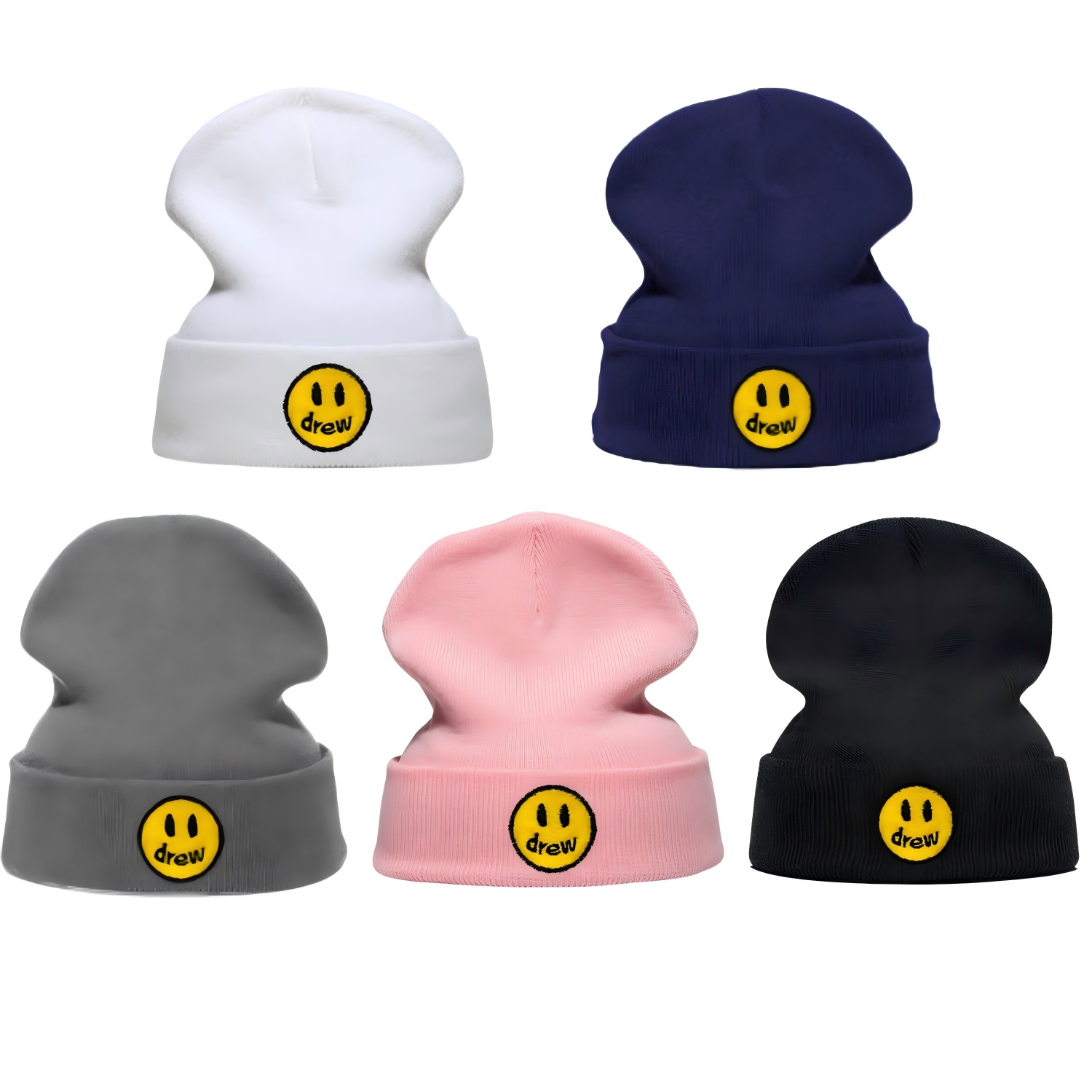 Nuevo Gorro de Punto Bordado p - Beanie Cuffed Knit reseña y precio